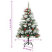 Pom Crăciun artificial cu balamale, conuri, fructe roșii 120 cm - WALTI WALTI