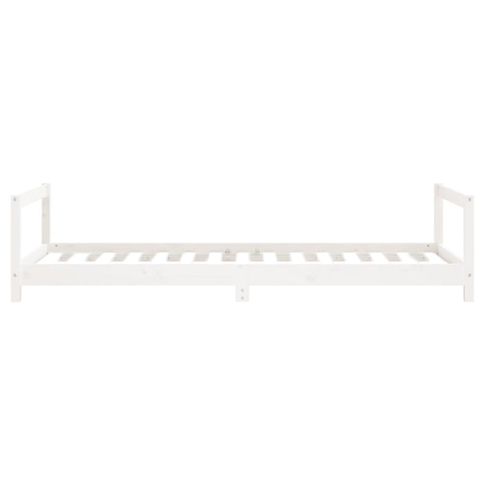 Cadru de pat pentru copii, alb, 90x190 cm, lemn masiv de pin - WALTI WALTI