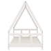 Cadru de pat pentru copii, alb, 90x190 cm, lemn masiv de pin - WALTI WALTI