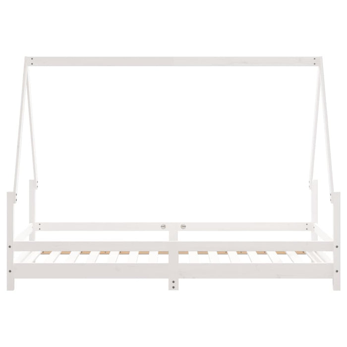 Cadru de pat pentru copii, alb, 90x190 cm, lemn masiv de pin - WALTI WALTI