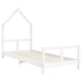Cadru de pat pentru copii, alb, 80x200 cm, lemn masiv de pin - WALTI WALTI