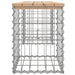 Bancă de grădină, design gabion, 103x31x42 cm, lemn masiv pin - WALTI WALTI