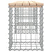 Bancă de grădină, design gabion, 203x31x42cm, lemn masiv de pin - WALTI WALTI