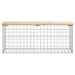 Bancă de grădină, design gabion, 103x31,5x42 cm, lemn masiv pin - WALTI WALTI