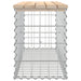 Bancă de grădină, design gabion, 103x31,5x42 cm, lemn masiv pin - WALTI WALTI