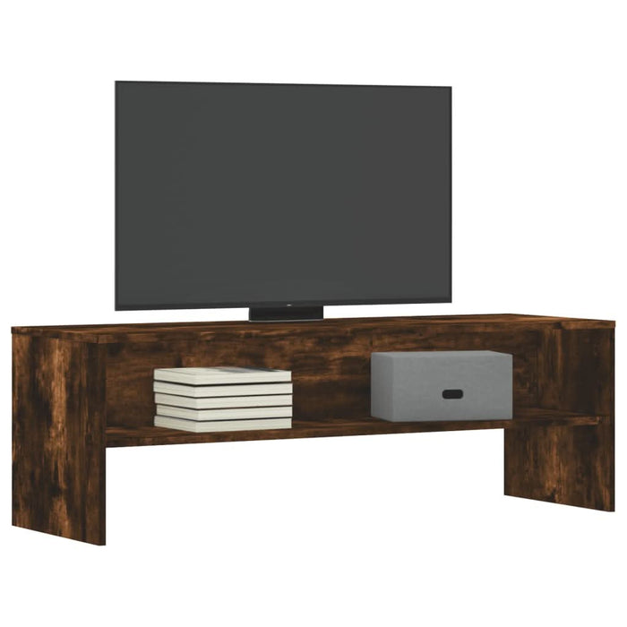 Dulap TV, stejar fumuriu, 120x40x40 cm, lemn prelucrat - WALTI WALTI