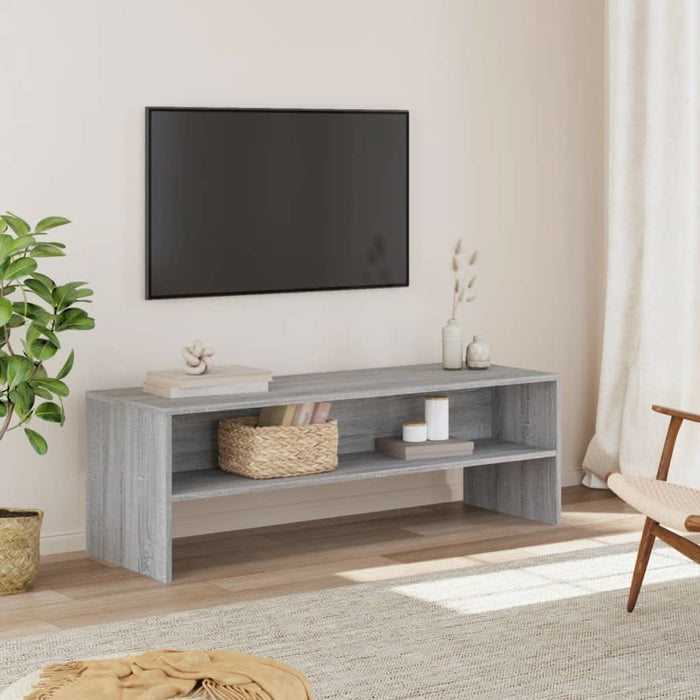Dulap TV, gri sonoma, 120x40x40 cm, lemn prelucrat - WALTI WALTI