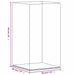 Cutie de prezentare, transparent, 20x20x38 cm, acril - WALTI WALTI