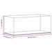 Cutie de prezentare, transparent, 34x16x14 cm, acril - WALTI WALTI