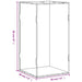 Cutie de prezentare, transparent, 20x20x38 cm, acril - WALTI WALTI