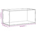 Cutie de prezentare, transparent, 24x12x11 cm, acril - WALTI WALTI