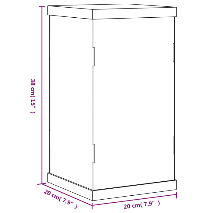 Cutie de prezentare, transparent, 20x20x38 cm, acril - WALTI WALTI