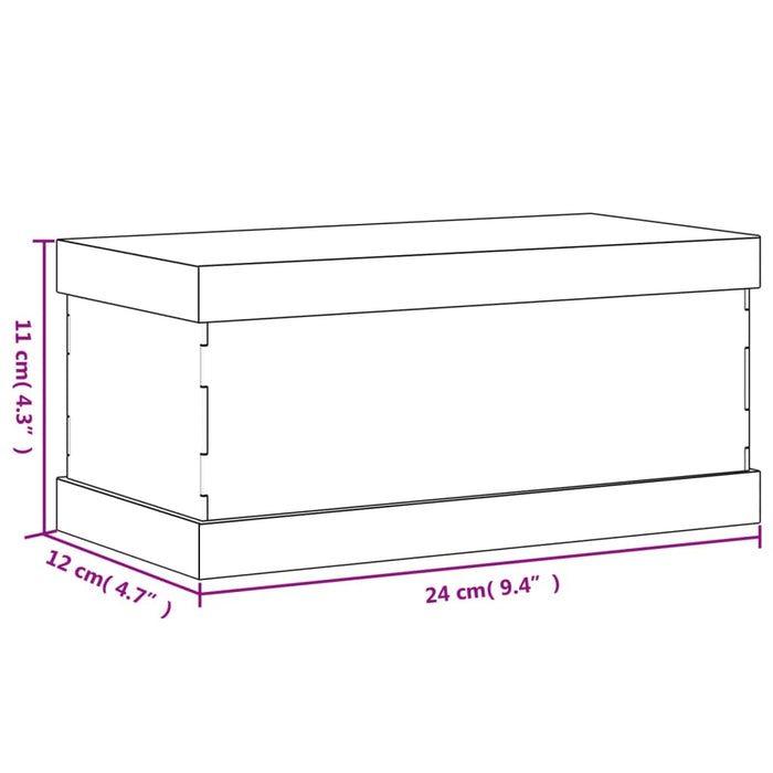 Cutie de prezentare, transparent, 24x12x11 cm, acril - WALTI WALTI