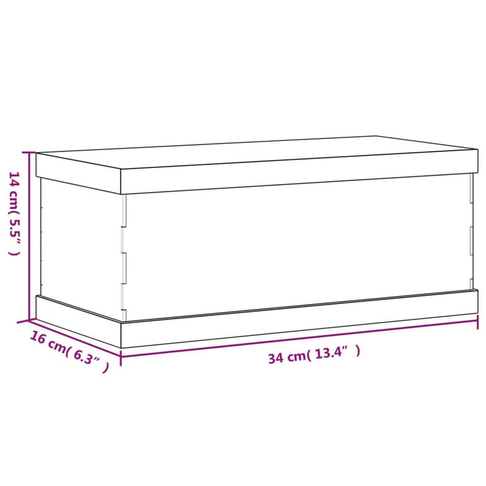 Cutie de prezentare, transparent, 34x16x14 cm, acril - WALTI WALTI