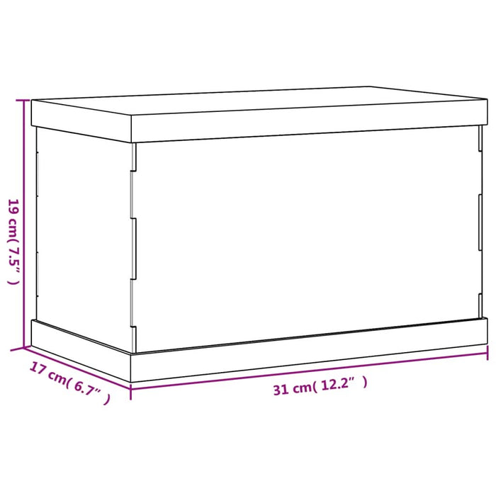 Cutie de prezentare, transparent, 31x17x19 cm, acril - WALTI WALTI