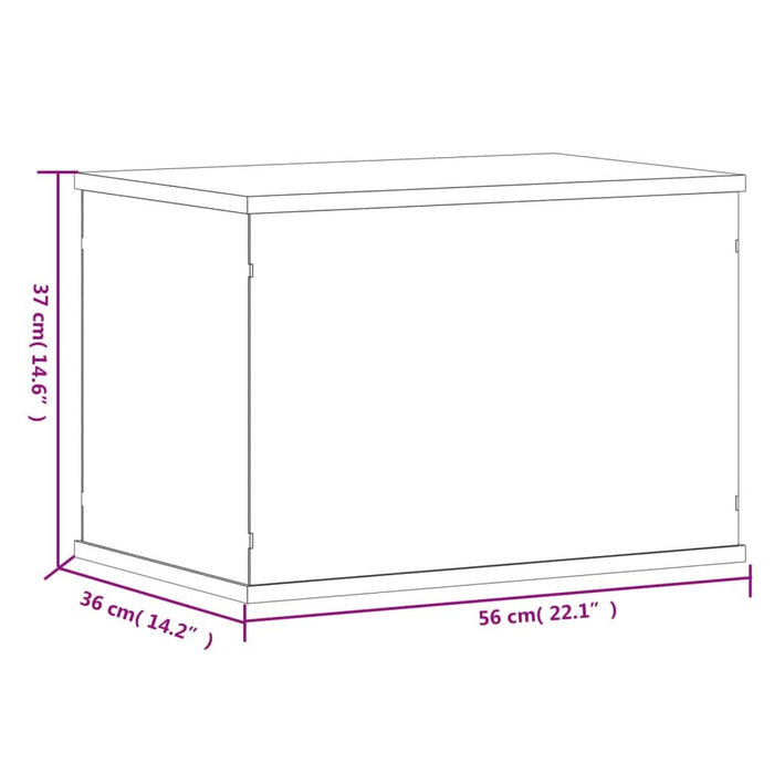 Cutie de prezentare, transparent, 56x36x37 cm, acril - WALTI WALTI