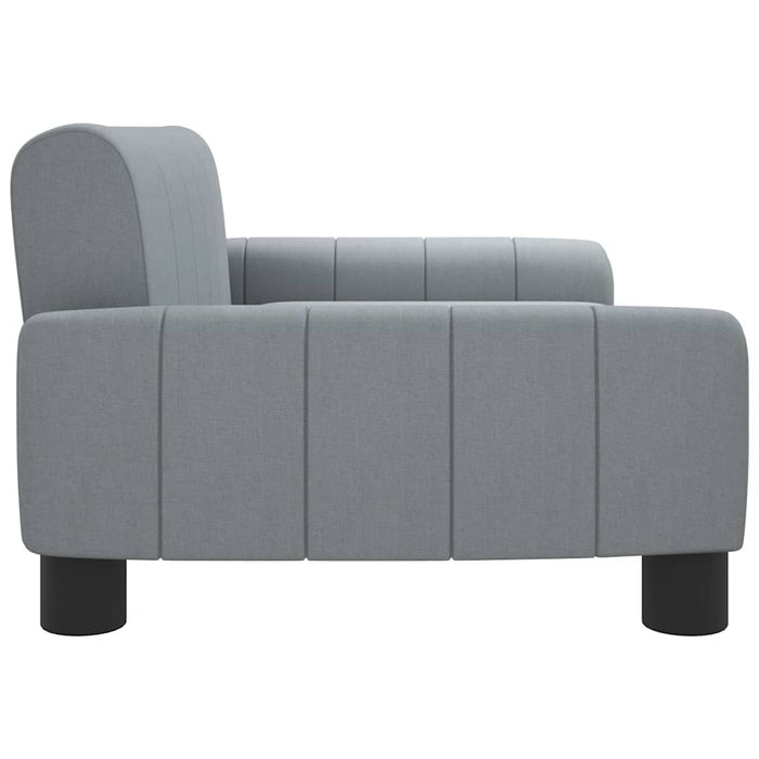 Canapea pentru copii, gri, 70x45x30 cm, material textil - WALTI WALTI