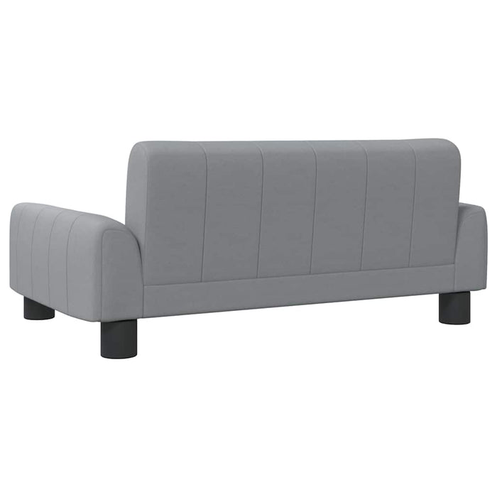 Canapea pentru copii, gri, 70x45x30 cm, material textil - WALTI WALTI