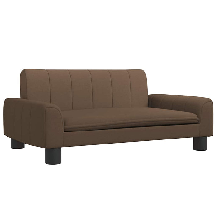 Canapea pentru copii, maro, 70x45x30 cm, material textil - WALTI WALTI