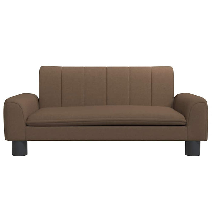 Canapea pentru copii, maro, 70x45x30 cm, material textil - WALTI WALTI