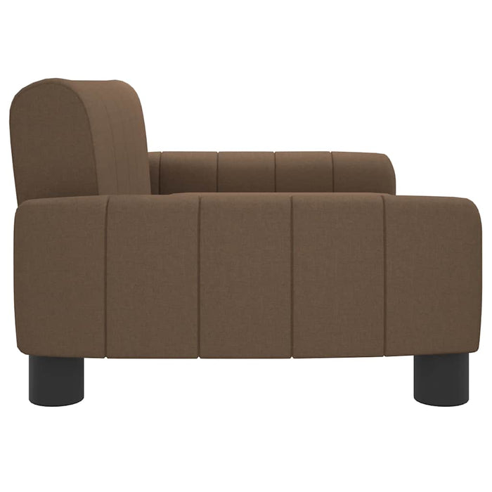 Canapea pentru copii, maro, 70x45x30 cm, material textil - WALTI WALTI