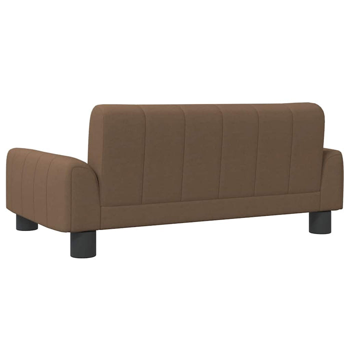 Canapea pentru copii, maro, 70x45x30 cm, material textil - WALTI WALTI