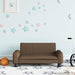 Canapea pentru copii, maro, 70x45x30 cm, material textil - WALTI WALTI