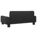 Canapea pentru copii, negru, 70x45x30 cm, piele ecologică - WALTI WALTI