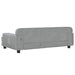 Canapea pentru copii, gri deschis, 90x53x30 cm, catifea - WALTI WALTI
