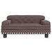 Canapea pentru copii maro 70x45x30 cm piele artificială - WALTI WALTI