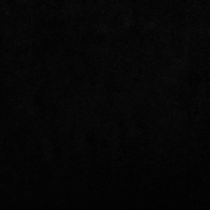 Canapea pentru copii, negru, 80x45x30 cm, catifea WALTI
