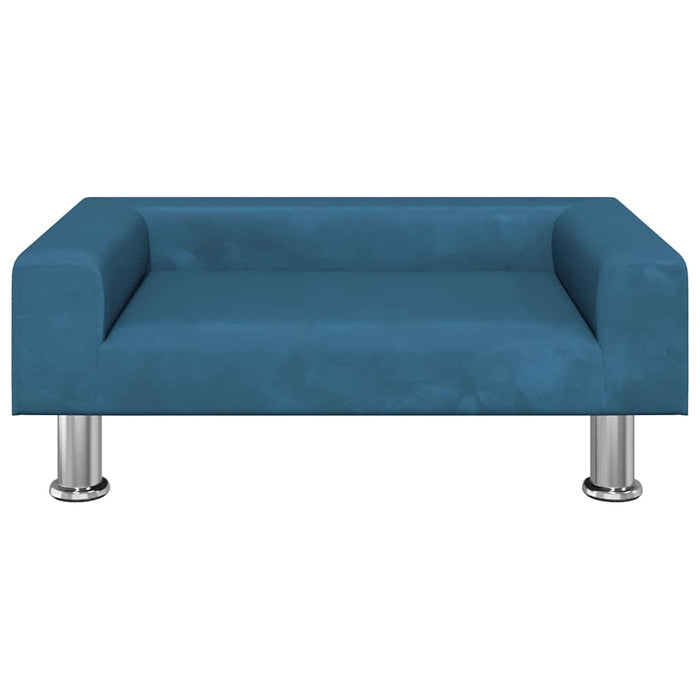 Canapea pentru copii, albastru, 70x45x26,5 cm, catifea - WALTI WALTI