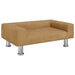 Canapea pentru copii, maro, 70x45x26,5 cm, catifea - WALTI WALTI