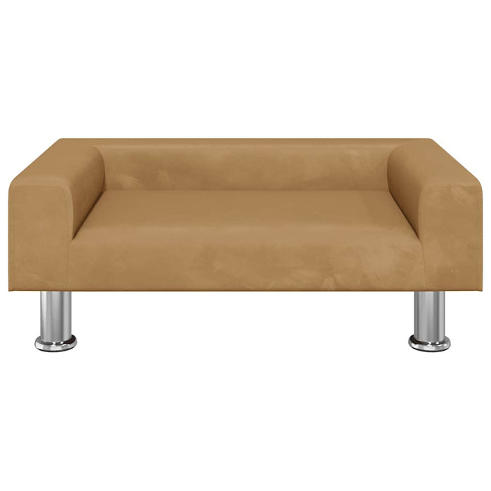 Canapea pentru copii, maro, 70x45x26,5 cm, catifea - WALTI WALTI