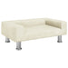 Canapea pentru copii, crem, 70x45x26,5 cm, catifea - WALTI WALTI