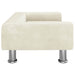 Canapea pentru copii, crem, 70x45x26,5 cm, catifea - WALTI WALTI