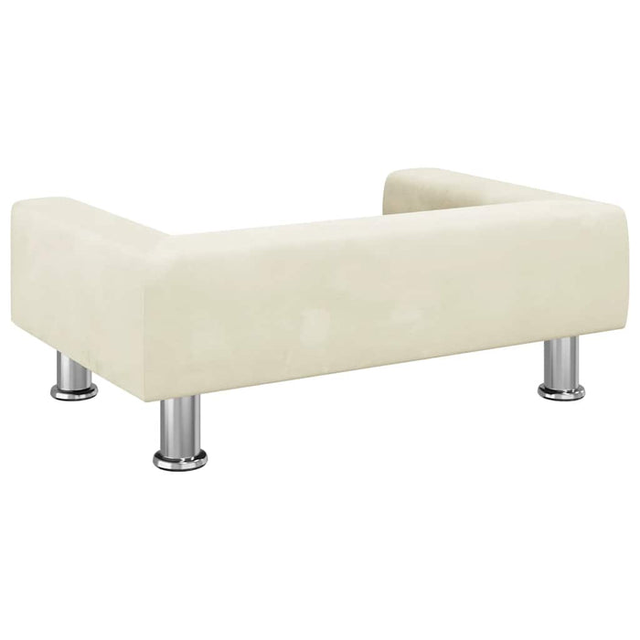 Canapea pentru copii, crem, 70x45x26,5 cm, catifea - WALTI WALTI