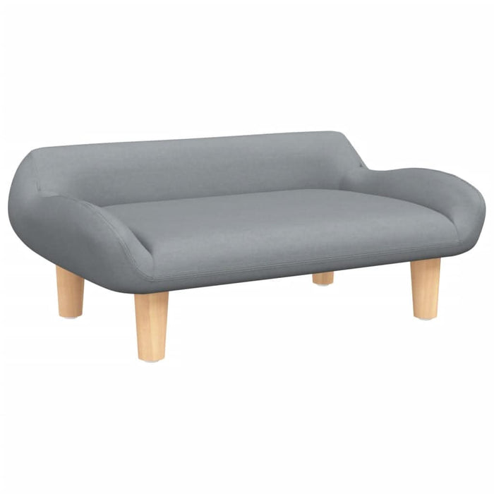 Canapea pentru copii, gri deschis, 70x40x24 cm, material textil - WALTI WALTI