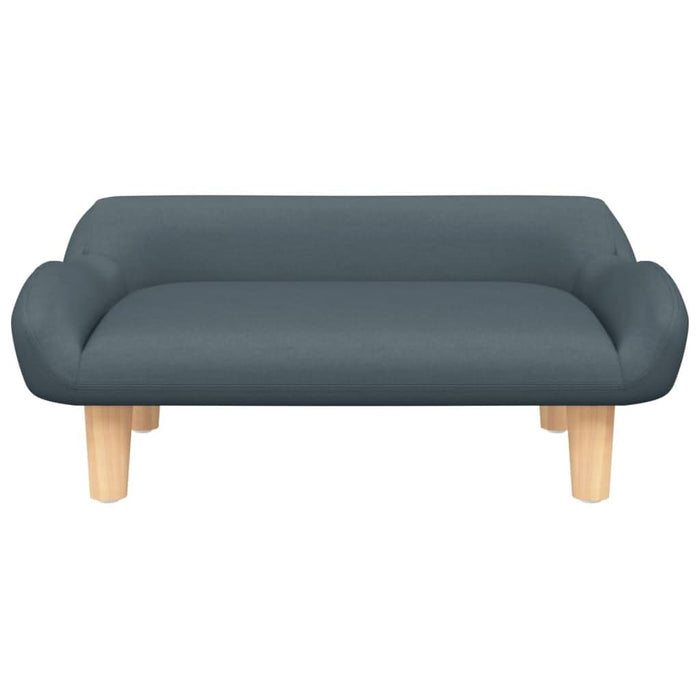 Canapea pentru copii, gri închis, 70x40x24 cm, material textil - WALTI WALTI