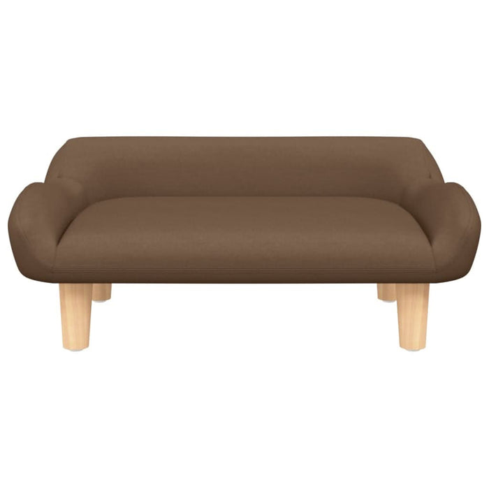 Canapea pentru copii, maro, 70x40x24 cm, material textil - WALTI WALTI