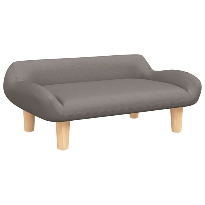 Canapea pentru copii, gri taupe, 70x40x24 cm, material textil - WALTI WALTI
