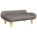 Canapea pentru copii, gri taupe, 70x40x24 cm, material textil - WALTI WALTI