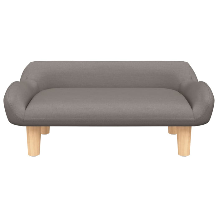Canapea pentru copii, gri taupe, 70x40x24 cm, material textil - WALTI WALTI