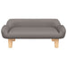 Canapea pentru copii, gri taupe, 70x40x24 cm, material textil - WALTI WALTI