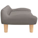 Canapea pentru copii, gri taupe, 70x40x24 cm, material textil - WALTI WALTI