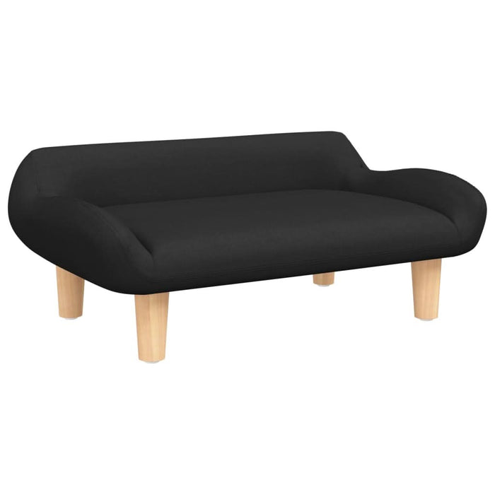 Canapea pentru copii, negru, 70x40x24 cm, material textil - WALTI WALTI