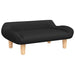 Canapea pentru copii, negru, 70x40x24 cm, material textil - WALTI WALTI