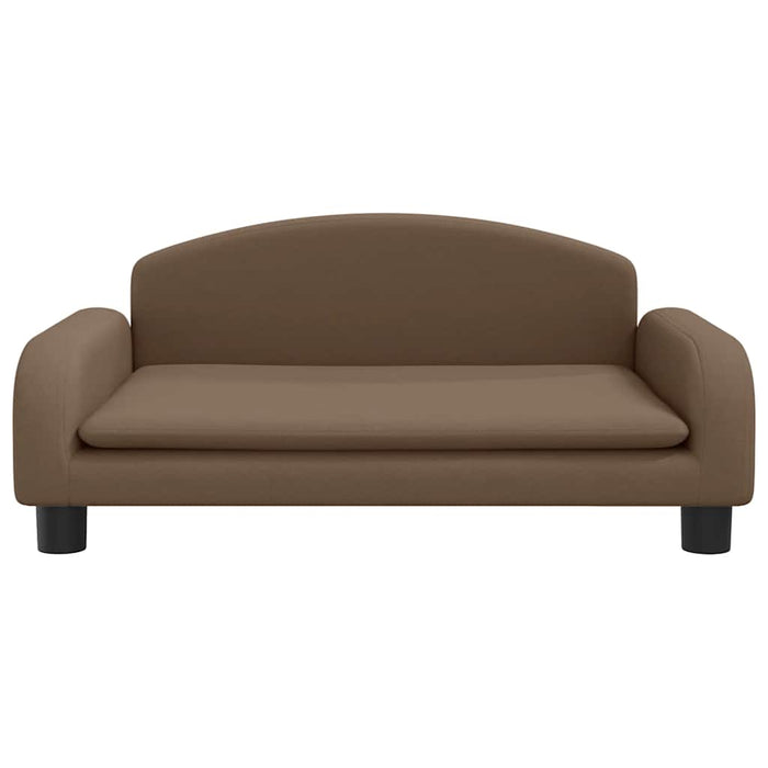 Canapea pentru copii, maro, 70x45x30 cm, material textil - WALTI WALTI