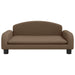 Canapea pentru copii, maro, 70x45x30 cm, material textil - WALTI WALTI