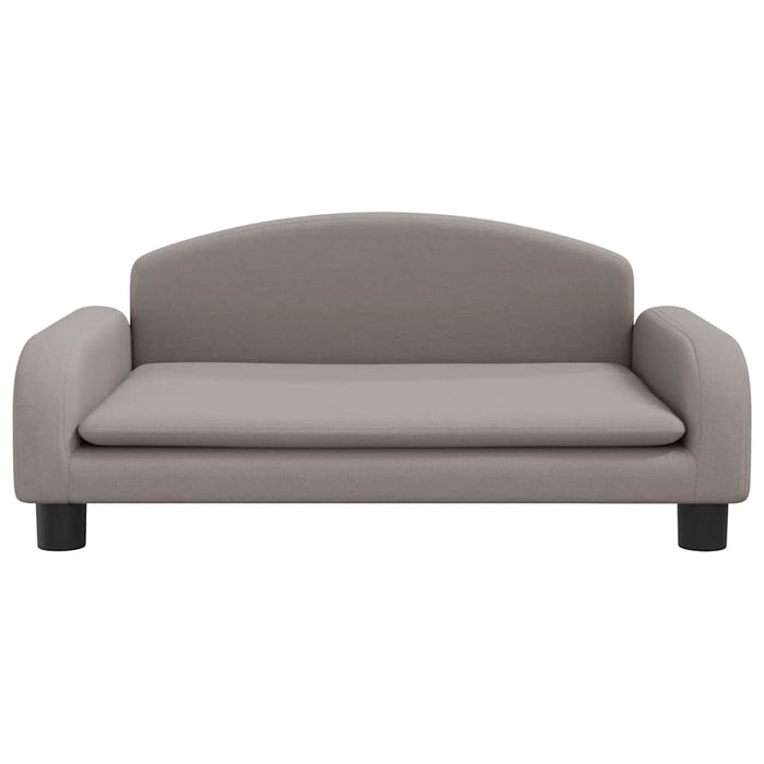 Canapea pentru copii, gri taupe, 70x45x30 cm, material textil WALTI